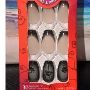 imPRESS Halloween Press-On Nails Bad Idea Right Spider Glow In Dark 30ct